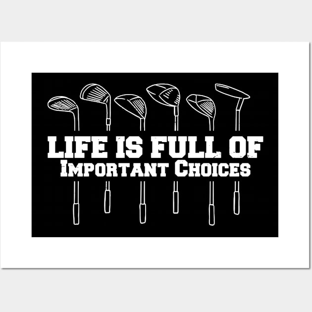 Golfing Quote Wall Art by consigliop